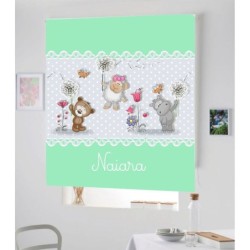  Estores Infantiles Personalizados Dibujo Animales 009- Estores infantiles Unisex Animales- Cortinas y Estores Infantiles bebe