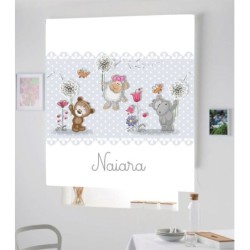  Estores Infantiles Personalizados Dibujo Animales 009- Estores infantiles Unisex Animales- Cortinas y Estores Infantiles bebe