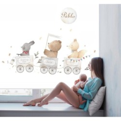 Estores Infantiles Niño Personalizados Bebe Tren 003