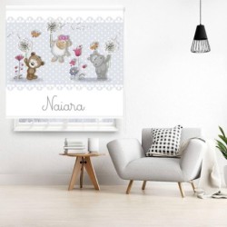  Estores Infantiles Personalizados Dibujo Animales 009- Estores infantiles Unisex Animales- Cortinas y Estores Infantiles bebe