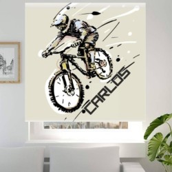 Estores Juveniles Personalizados Trial Bike- Estores enrollables Juveniles- Estores Juveniles Adolescentes