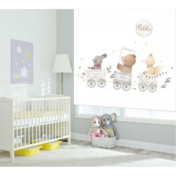  Estores Infantiles Niño Personalizados Bebe Tren 003