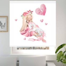  Estores Infantiles Personalizados Unicornio Bebe