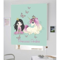  Estores Infantiles Personalizados Princesa Arabia- Estores Infantiles Niña- Estores infantiles dibujos Princesa