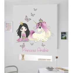  Estores Infantiles Personalizados Princesa Arabia- Estores Infantiles Niña- Estores infantiles dibujos Princesa
