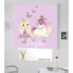  Estores Infantiles Personalizados Princesa Unicornio