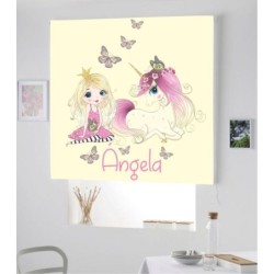  Estores Infantiles Personalizados Princesa Unicornio
