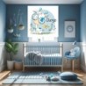  Estores Infantiles Personalizados Niño Jirafa 01- Estores infantiles Niño- Estores infantiles bebe azul