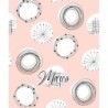  Estor habitación juvenil chica dibujo estampado circulos 308