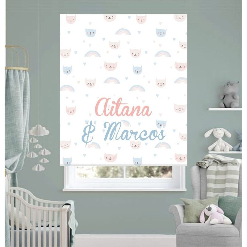 Estores Infantiles Personalizados Niño y Niña 01