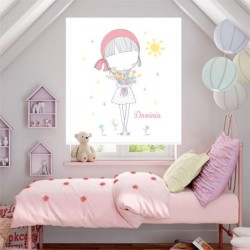  Estores infantiles personalizados Iroa Flowers- Estores Infantiles Niña- Estores Infantiles Baratos