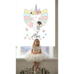  Estores Infantiles Personalizados Elefante Unicornio 02