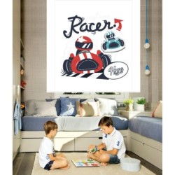 Estores Infantiles Personalizados Racer- Estores infantiles niño dibujo Coches Racing