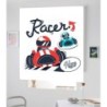  Estores Infantiles Personalizados Racer- Estores infantiles niño dibujo Coches Racing