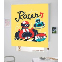  Estores Infantiles Personalizados Racer- Estores infantiles niño dibujo Coches Racing