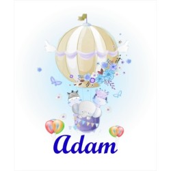  Estores Infantiles Personalizados Globo Niño- Estor infantil Niño Animales- Estor Infantil Cuarto Bebe