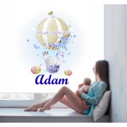  Estores Infantiles Personalizados Globo Niño- Estor infantil Niño Animales- Estor Infantil Cuarto Bebe