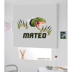  Estores Infantiles Personalizados Dinosaurio Rex 001