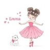  Estores Infantiles Personalizados Bailarina 005