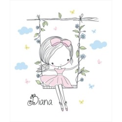  Estores Infantiles Niña Personalizados Iroa Columpio-- Estores infantiles Baratos- Estores habitación infantil para chicas-