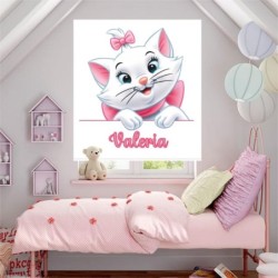 Estores Infantiles Personalizados Gatita- Estores Infantiles Niña - Cortinas y Estores infantiles bebe