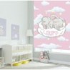  Estores Infantiles Personalizados Elefante Bebe Rosa- Estores infantiles niña - Estores infantiles cuarto bebe