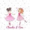  Estores Infantiles Personalizados Bailarinas Hermanas