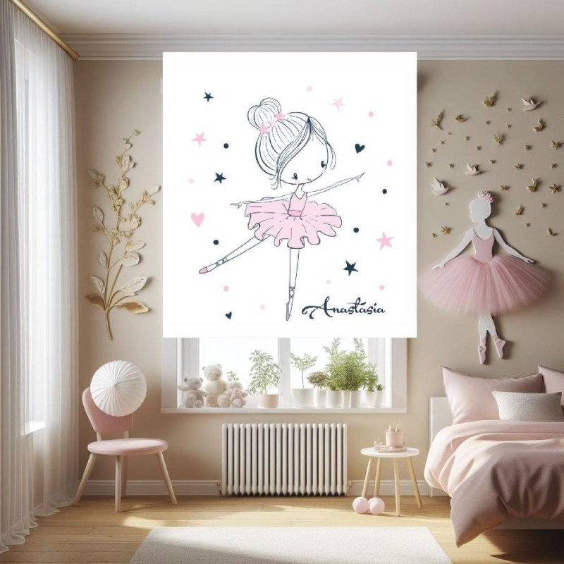 Estores Infantiles Personalizados Iroa Bailarina 006- Estor Infantil Niña- Estores Habitacion infantil Niña dibujo Bailarina Estores Infantiles Personalizados Iroa Bailarina 006- Estor Infantil Niña- Estores Habitacion infantil Niña dibujo Bailarina