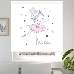  Estores Infantiles Personalizados Iroa Bailarina 006- Estor Infantil Niña- Estores Habitacion infantil Niña dibujo Bailarina