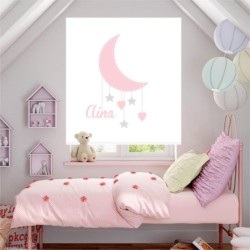 Estores Infantiles Personalizados Niña Luna 001