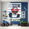 Estores Infantiles Personalizados Coches Monster- Estores Infantiles niño- Estor Infantil dibujo Coche Monster