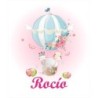  Estores Infantiles Personalizados Niña Globo- Estor Infantil niña Rosa Animales