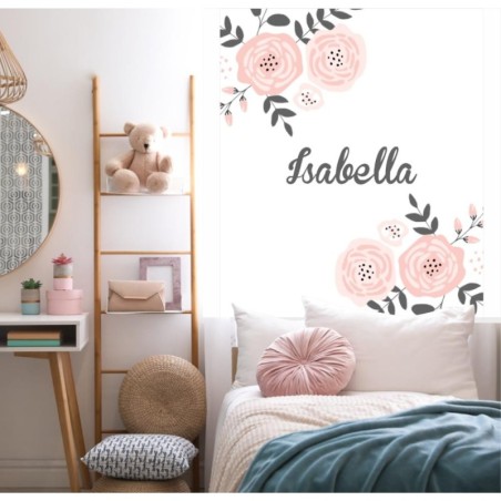 Estores juveniles Personalizados estampados Floral 001- Estores Juveniles Chicas- Estor habitación juvenil chica