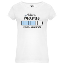 Camiseta con Diseño Personalizada Mama Loadin( O Camsieta Dia De La Madre Primeriza Dia De La Madre Regalo Original — Un diseño 