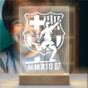 Lámpara con Diseño Personalizada Del Futbol Barcelona Personalizada De Fútbol Regalo Niño F Personalizado — Un diseño único, par