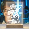 Lámpara con Diseño Personalizada Del Futbol R Madrid Personalizada De Fútbol Regalo Niño Fu Personalizado — Un diseño ideal, par
