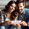 Talonario con Diseño Pareja 25 Val Romántico Y Original — Un diseño especial, para parejas románticas y detallistas