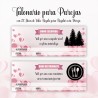 Talonario con Diseño Pareja 25 Val Romántico Y Original — Un diseño especial, para parejas románticas y detallistas