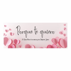 Talonario con Diseño Pareja 25 Val Romántico Y Original — Un diseño especial, para parejas románticas y detallistas