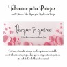 Talonario con Diseño Pareja 25 Val Romántico Y Original — Un diseño especial, para parejas románticas y detallistas