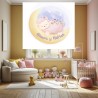 Estor Infantil con Diseño Ovejita Bebe Unisex Ideal Compartida Y Nombr Personalizado — Un diseño delicado y natural, para espaci