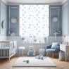 Estor Infantil con Diseño Enrollabl Estrella Cuarto Bebe De Estrella Azul Niño In — Un diseño encantador y divertido, para decor