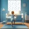 Estor Infantil con Diseño Enrollabl Estrella Cuarto Bebe De Estrella Azul Niño In — Un diseño encantador y divertido, para decor