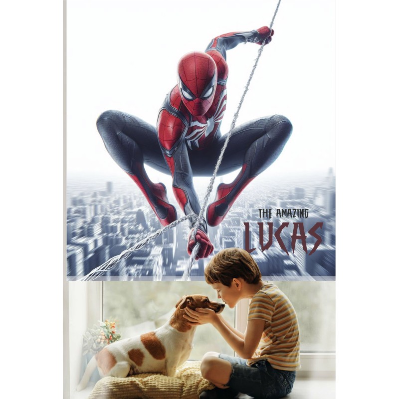 Estor con Diseño Spiderman 001 Dibujo Spiderman Enrollabl Personalizado — Un diseño elegante, para niños llenos de creatividad Estor con Diseño Spiderman 001 Dibujo Spiderman Enrollabl Personalizado — Un diseño elegante, para niños llenos de creatividad