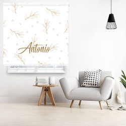 Estor Infantil con Diseño Flor 011 Flor I Personalizado — Un diseño delicado y natural, para espacios llenos de alegría y natura