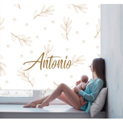 Estor Infantil con Diseño Flor 011 Flor I Personalizado — Un diseño delicado y natural, para espacios llenos de alegría y natura