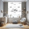 Estor Infantil con Diseño Nub 012 Niño Nube 012 Bebe Personalizado — Un diseño soñador y divertido, para decorar habitaciones in