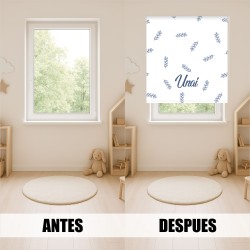 Estor Infantil con Diseño 004 Cuarto Bebe Infan Personalizado — Un diseño alegre y divertido, para decorar habitaciones infantil