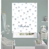 Estor Infantil con Diseño 001 Azul Cuarto Personalizado — Un diseño juguetón y divertido, para decorar habitaciones infantiles c