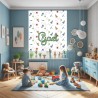 Estor Infantil con Diseño Cohet 001 Cohete I Personalizado — Un diseño soñador y divertido, para decorar habitaciones infantiles